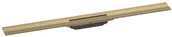 Syfony - Hansgrohe RainDrain Flex Odpływ liniowy przyścienny 90 cm brąz szczotkowany 56052140 - miniaturka - grafika 1