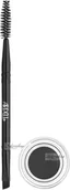 Pomada do brwi - Ardell ARDELL - Brow Pomade - Pomada do brwi z dwustronnym pędzelkiem - SOFT BLACK - miniaturka - grafika 1
