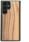 Etui i futerały do telefonów - Bewood Drewniane etui Samsung Galaxy S22 Ultra Orzech Amerykański BWD09321 - miniaturka - grafika 1