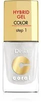 Delia Cosmetics Coral Hybrid Gel Lakier do paznokci nr 32 Biały perłowy 11ml Cosmetics - Lakiery do paznokci - miniaturka - grafika 4