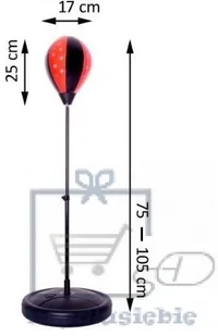 Worek treningowy z rękawiczkami - 75 - 105 cm - Worki treningowe - miniaturka - grafika 3