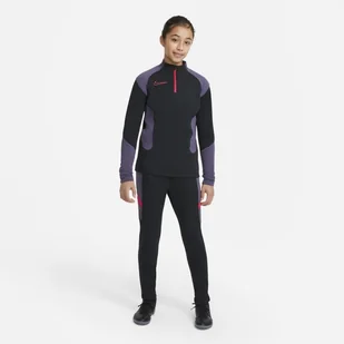 Nike Dzianinowy strój piłkarski dla dużych dzieci Dri-FIT Academy - Czerń CW3621-013 - Piłka nożna - miniaturka - grafika 2