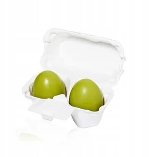 Holika Holika Green Tea Egg Soap mydełko do twarzy 2x50g - Kosmetyki do mycia twarzy - miniaturka - grafika 3