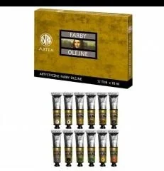 Astra papiernicze Farby olejne Artea 12 tubek x 18ml zestaw 1 - Przybory szkolne - miniaturka - grafika 2