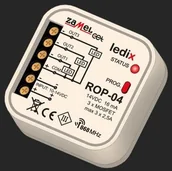 Systemy inteligentnych domów - ZAMEL Radiowy odbiornik 3-kanałowy Exta Free ROP-04 do puszki fi60 LDX10000003 Zamel - miniaturka - grafika 1