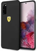 Etui i futerały do telefonów - Ferrari Hardcase FESSIHCS62BK S20 G980 czarny/black Silicone hurtel-62364-0 - miniaturka - grafika 1