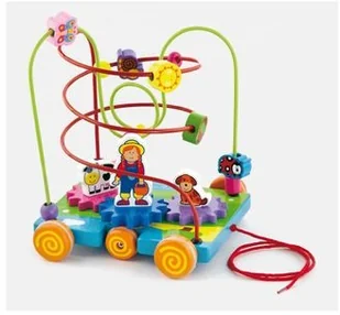 VIGA 50120 Edukacyjno-sensoryczny Labirynt Przeplatanka - Zabawki sensoryczne - miniaturka - grafika 3