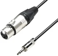Kable - Adam Hall K5 MYF 0300 XLR Female/Jack 3,5 MM Stereo 3,0 m muhk-259560 - miniaturka - grafika 1