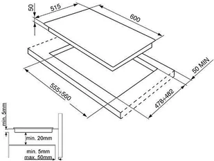 Płyta elektryczna do zabudowy Smeg SI5643D - Płyty elektryczne do zabudowy - miniaturka - grafika 3