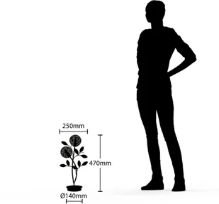LUCANDE Lucande Evory lampa stołowa, 2-punktowa - Lampy stojące - miniaturka - grafika 3