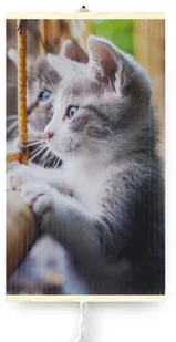 TRIO Grzejnik na podczerwień giętki panel grzewczy 430W TRIO wzór 11 kot wymiary 100x57cm CEN-70157 - Grzejniki pokojowe TRIO Grzejnik na podczerwień giętki panel grzewczy 430W TRIO wzór 11 kot wymiary 100x57cm CEN-70157 - Grzejniki pokojowe - miniaturka - grafika 1