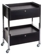 Meble kosmetyczne - Beauty System Szafka kosmetyczna BD-6004 czarna BD-6004/BLACK - miniaturka - grafika 1