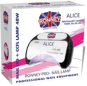 Lampy UV do paznokci - ronney RONNEY ALICE Profesjonalna lampa do paznocki CCFL + LED 48W (GY-LCL-015D) - CZARNA - miniaturka - grafika 1