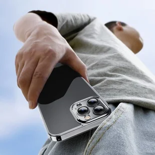 Baseus Frosted Glass | Etui case obudowa do iPhone 13 Pro Max 6.7'' ARWS000202 - Etui i futerały do telefonów - miniaturka - grafika 8