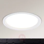 Oprawy, klosze i abażury - Orion Ściemniana oprawa wpuszczana LED Spock 17cm biała - miniaturka - grafika 1