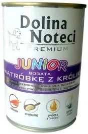 Dolina Noteci Premium Pies Junior Wątróbka z królika puszka 400g - Mokra karma dla psów - miniaturka - grafika 2
