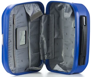 Puccini Kuferek / kosmetyczka ABSQM03 PARIS niebieski ABSQM03 7 - Kosmetyczki, organizery i kuferki - miniaturka - grafika 2