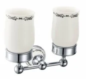 Kubki na szczoteczki do zębów - Art Platino Nikolas kubek podwójny NIK-57052 - miniaturka - grafika 1