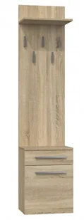 Wieszak Z Szafką Na Buty Dąb Sonoma W6-E74 - Wieszaki i stojaki Wieszak Z Szafką Na Buty Dąb Sonoma W6-E74 - Wieszaki i stojaki - miniaturka - grafika 1