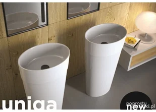 Besco Umywalka wolnostojąca Uniqa  - Umywalki - miniaturka - grafika 2