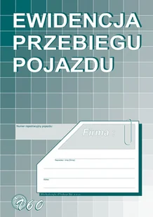Michalczyk&Prokop Ewidencja przebiegu pojazdu dla celów podatku od towarów i usług A5 (V60) - Druki akcydensowe - miniaturka - grafika 2