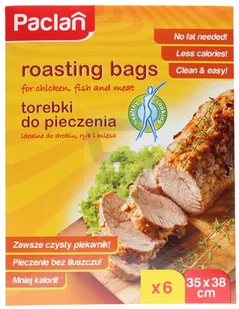 Torebki do pieczenia ziemniaków duże + klipsy 6szt - Folia, papier śniadaniowy, serwetki - miniaturka - grafika 2