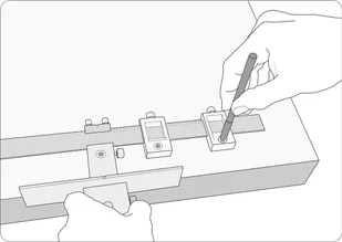 YATO SZABLON DO WYZNACZANIA OTWORÓW YT-44130 - Pozostałe wyposażenie warsztatu - miniaturka - grafika 4