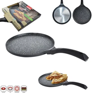 Orion Patelnia do naleśników Grande 27 cm Czarna - Patelnie - miniaturka - grafika 2