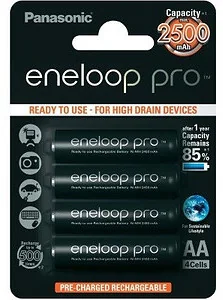 Panasonic ENELOOP PRO AA 2450 mAh 500CYKLI 4SZT 154018 - Baterie i akcesoria - miniaturka - grafika 6