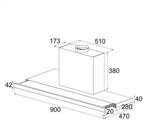 Klarstein Mariana 90 Biały (CGCH3-Mariana9) - Okapy kuchenne - miniaturka - grafika 9