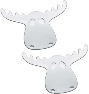 Koziol Podstawki pod kubki RUDOLF 2 szt. srebrne 3542014 - Wystrój wnętrz - miniaturka - grafika 3