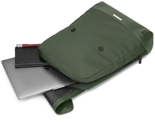 Moleskine Plecak na laptopa 15 Metro Slim - moss green ET926MTFBKK6 - Torby na laptopy - miniaturka - grafika 4