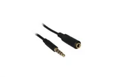 Kable - Goobay Manax Audio kabel przedłużający 4 poliger Stecker  4-biegunowy sprzęgła 5,0 m, czarny 1 szt. 62481 - miniaturka - grafika 1