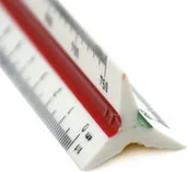 Akcesoria kreślarskie - Leniar Leniar Skalówka 30cm 1:20/25/50/100/1440/2880 20007 - miniaturka - grafika 1