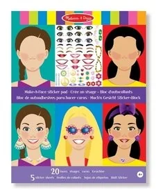 Melissa&Doug Twarze, naklejki - Przybory szkolne - miniaturka - grafika 2