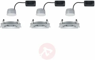 Paulmann 3 szt.spot Nova Coin kanciasty, alu - Oprawy, klosze i abażury - miniaturka - grafika 2