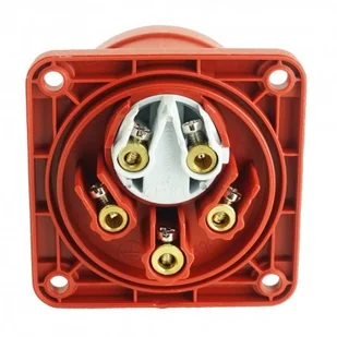 TP Electric Wtyczka tablicowe zwrotnica faz prosta 5P 16A 400V IP44 75x75 2177 3105-354-1600 - Osprzęt siłowy - miniaturka - grafika 6