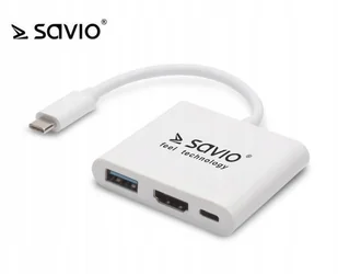SAVIO Hub SAVIO AK-48 3w1 - Huby USB - miniaturka - grafika 4