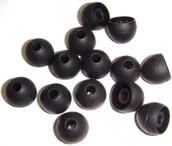 Akcesoria do słuchawek - Xcessor xcessor 7 para (komplet z 14 sztuki) silikonowe wkładki douszne Zatyczki do uszu zapewnia in-ear ohrhoere  parent, mały, czarny CG35041 - miniaturka - grafika 1