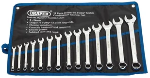 Draper Tools Zestaw 14 metrycznych kluczy płasko-oczkowych, 34236 Tools - Klucze i nasadki - miniaturka - grafika 2