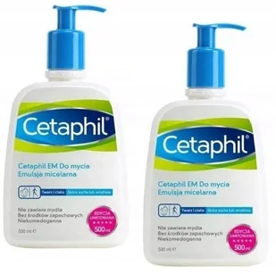 Cetaphil GALDERMA SP Z O.O Polska EM Emulsja micelarna do mycia 500 ml 7072497 - Kosmetyki do kąpieli - miniaturka - grafika 10