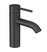 Baterie umywalkowe - Kludi Bozz Black Bateria umywalkowa z korkiem czarny mat 382883976 - miniaturka - grafika 1