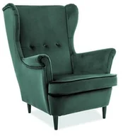 Fotele - Signal Fotel LORD Bluvel 78 ciemnozielony - miniaturka - grafika 1