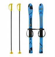 Narty - Narty Dla Dzieci Początkujących Do Nauki 90cm - miniaturka - grafika 1