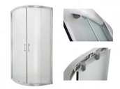 Kabiny prysznicowe - Invena ARIZONA 80x80 mrożone AK-41-186 - miniaturka - grafika 1