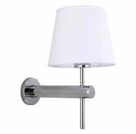 Lampy ścienne - Light Prestige Nowoczesny kinkiet z abażurem TIVOLI LP-1133/1W CH-0 - miniaturka - grafika 1