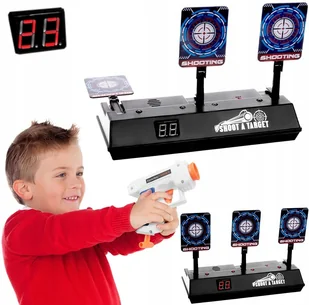 Hasbro Tarcza Elektryczna Wyrzutnia Strzelnica 5 Cel - Zabawki militarne - miniaturka - grafika 3