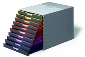Półki na dokumenty - Durable Pojemnik 10 szuflad VARICOLOR X05463 NB-8038 - miniaturka - grafika 1