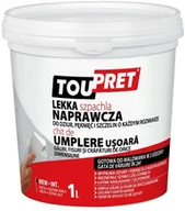 Grunty do ścian - Toupret Lekka szpachla naprawcza 1 kg SARPAL01PR - miniaturka - grafika 1