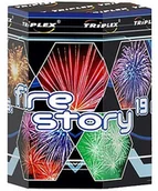 Pirotechnika i fajerwerki - Triplex Fire Story TXB466 - 19 strzałów 1" - miniaturka - grafika 1